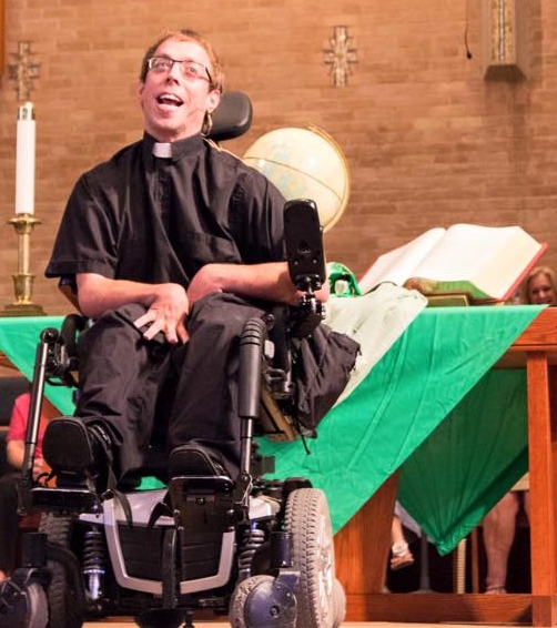 Justin Hancock in chancel